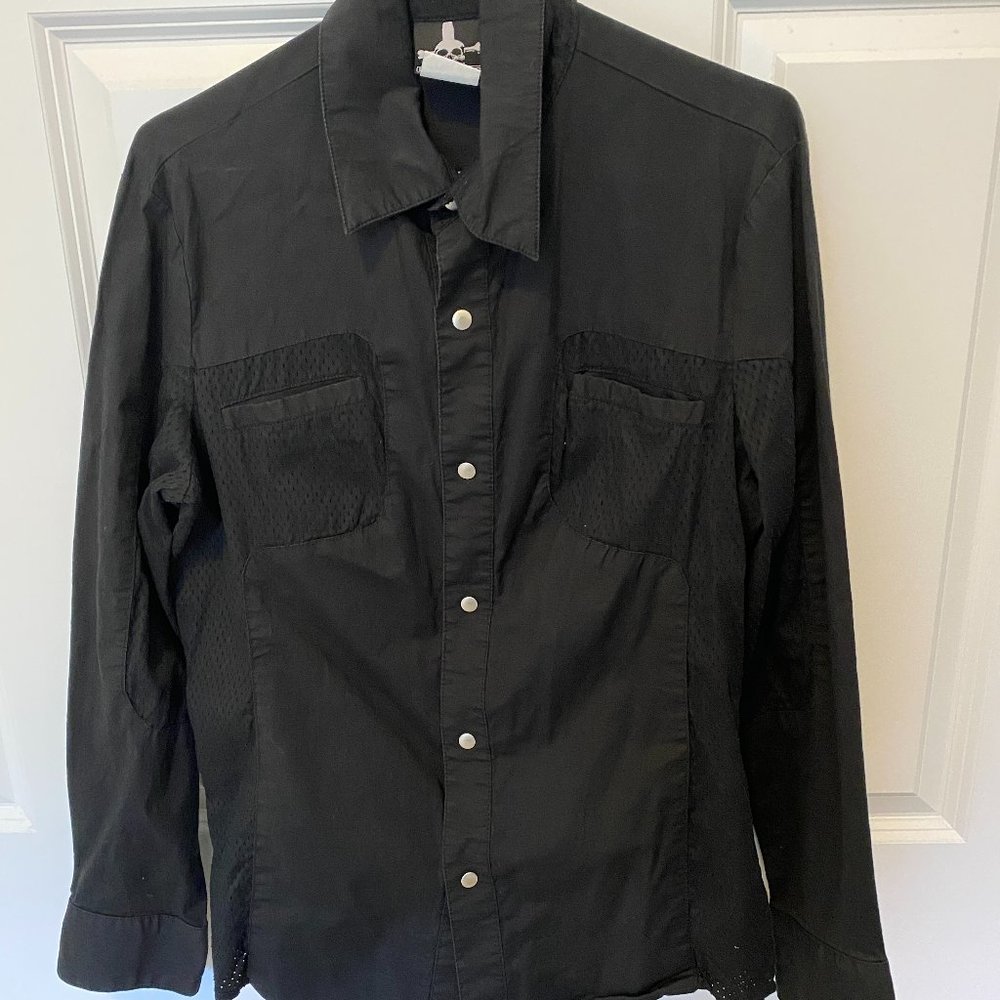 Lip Service Button Down Shirt Hot Topic Goth